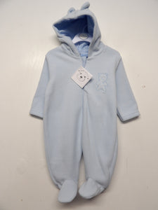 Baby Fleece Romper Suit In 4 Colours